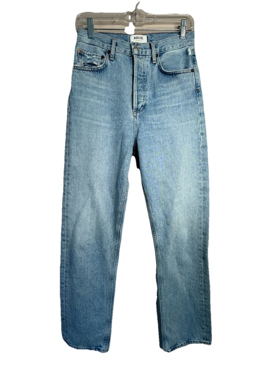 Agolde Denim - Agolde Jeans 90s Mid Rise Loose Fit in Snapshot Straight Blue Denim Casual 24